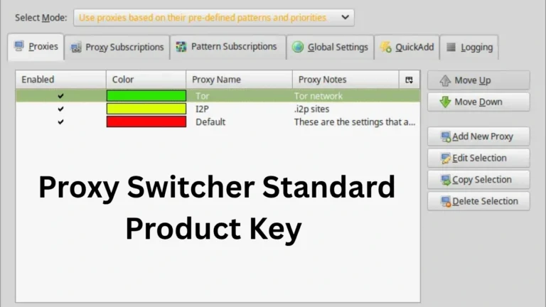 Proxy Switcher Standard Product Key