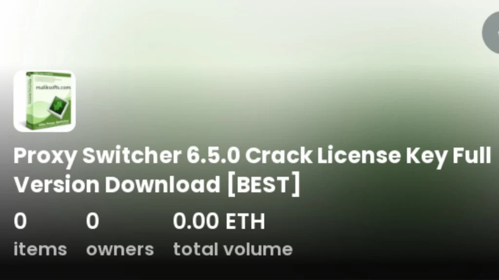 Proxy Switcher Standard Product Key