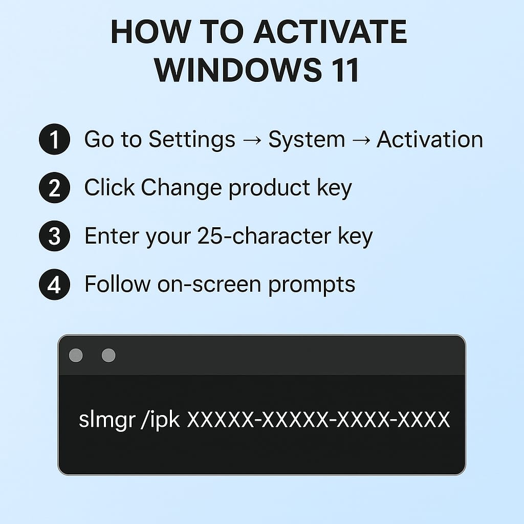 windows 11 producy key
