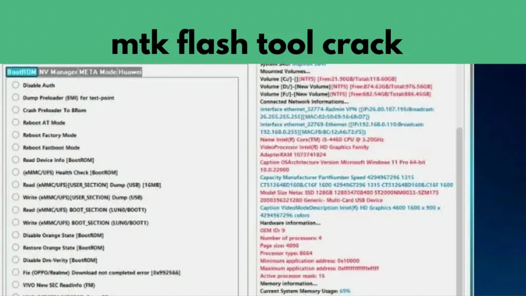 MTK Flash Tool Crack 