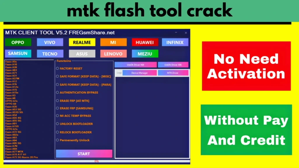 MTK Flash Tool Crack 