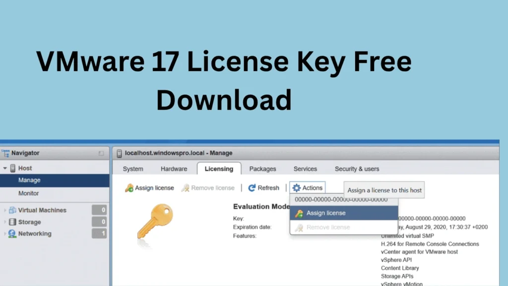 VMware 17 License Key
