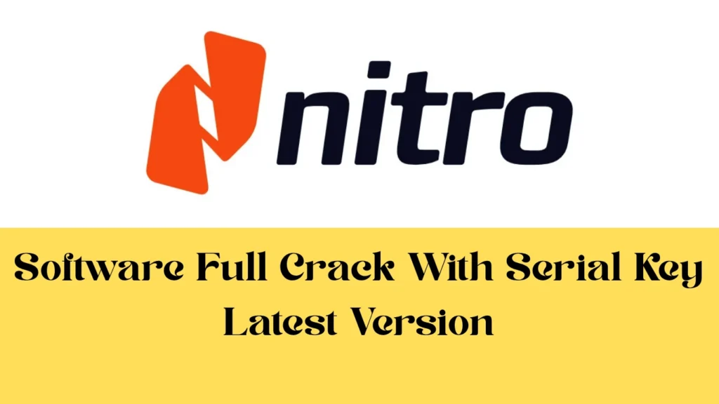 Nitro Software Full Crack