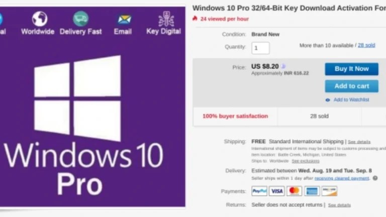 Microsoft Windows 10 License
